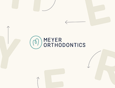 Meyer Orthodontics branding dental dentis design icon identity illustration logo m orthodontist tooth vector