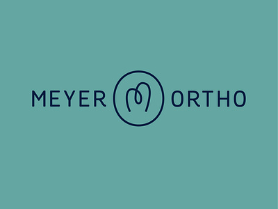 Meyer Orthodontics branding dental dentist design icon identity illustration logo m orthodontist tooth vector
