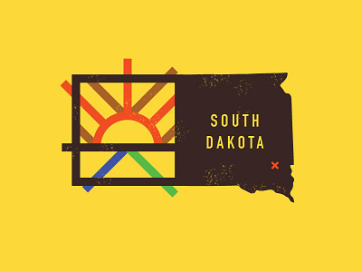 South Dakota logo native american sioux south dakota state sun