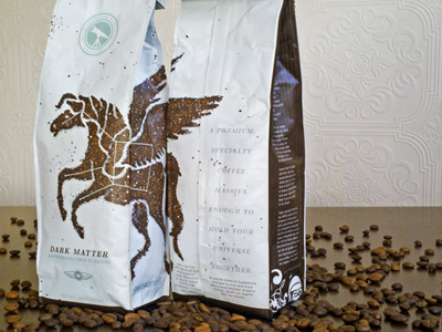 Pegasus Final beans coffee constellation dark matter packaging pegasus stars