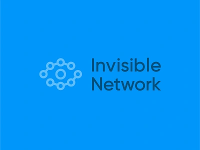 Invisible Network careers developer eye icon job logo network sight vision