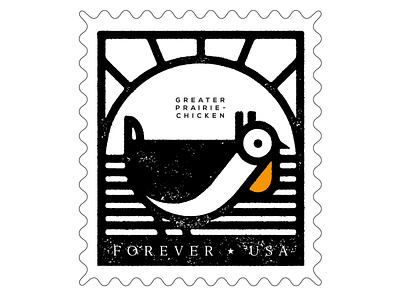 Prairie Chicken Stamp