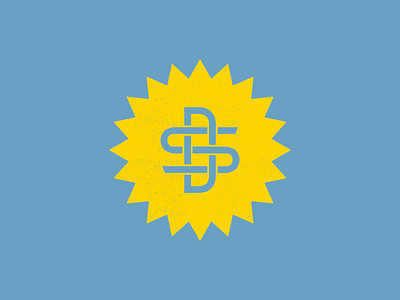 SD Sun badge branding design flag icon illustration logo south dakota sun sunshine vector
