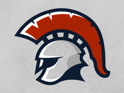 Spartans baseball helmet logo sports