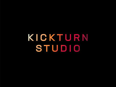 Kickturn Studio branding design gradient icon identity illustration logo photography south dakota studio typography vector video