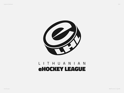 Logo design | eLHL branding design elhl esport hockey league lithuanian lithuanian ehockey league lithuanian ehockey league logo logo design
