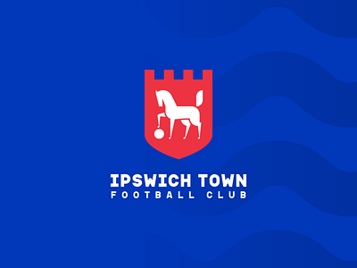 Simple Football | Ipswich Town F.C. 🏴󠁧󠁢󠁥󠁮󠁧󠁿 badge crest design fc football ipswich logo soccer town