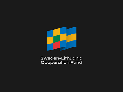 Logo design | Sweden-Lithuania Cooperation Fund cooperation corporate design fund lithuania logo logomark sweden swelitfund vector