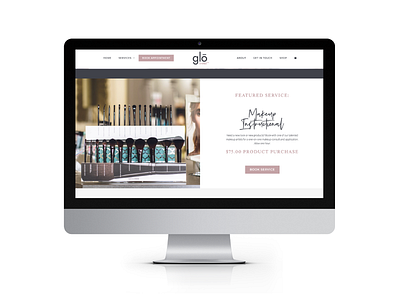 eCommerce Website for Sophisticated Salon & Spa feminine design feminine font website design woocommerce wordpress