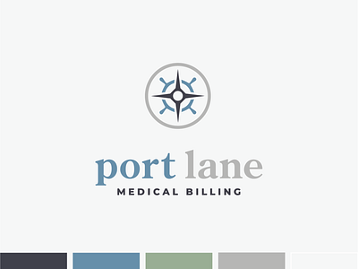Brand Identity for Medical Billing Business brand design brand designer brand identity logo design nautical design