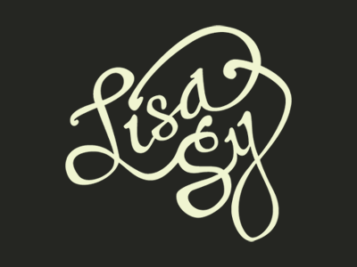 Hello Dribble, my name is Lisa Sy hand lettering illustrator introduction