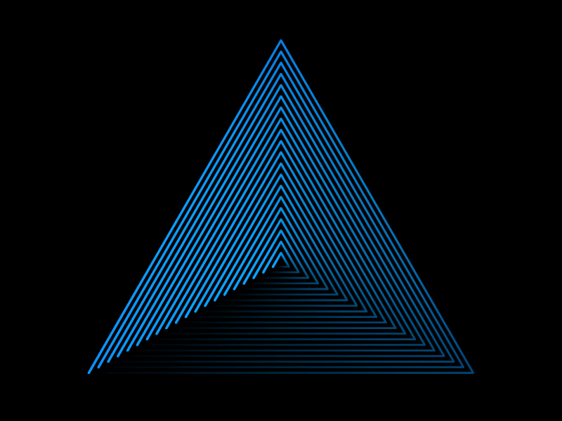Triangle Loading Animation blue gif gradient icon loading ui ux