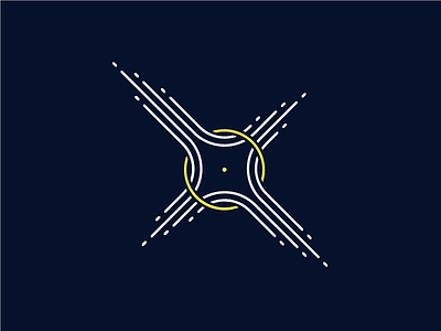 Sparkjoy brand circle clean flat icon line logo star vector