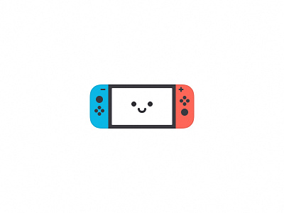 Nintendo Switch blue icon nintendo game red switch ui