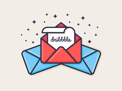 Email artwork badge design dribbble email flat icon icons illustration logo simple vector