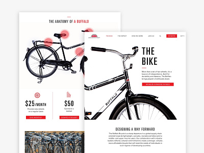 World Bicycle Relief Website Redesign design web website