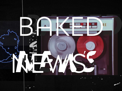 Baked News v.1 - Strange Days bake news fakenews media motiongraphics news socialmedia typography