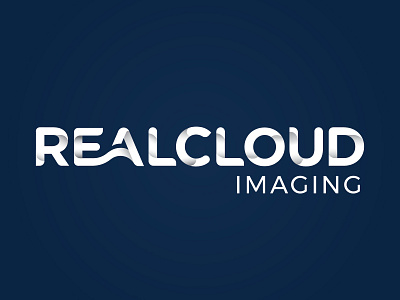 RealCloud Imaging Logo branding dental care dental logo iowa logo 3d logo design logo design branding type