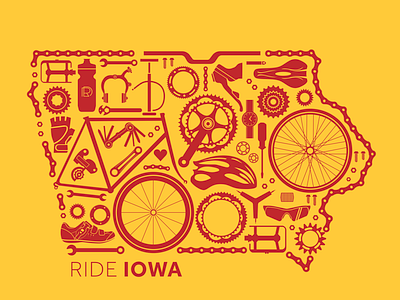 Ride Iowa Print