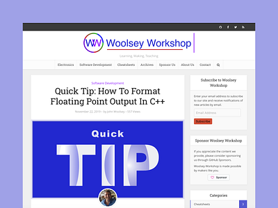 Article Page for Woolsey Workshop