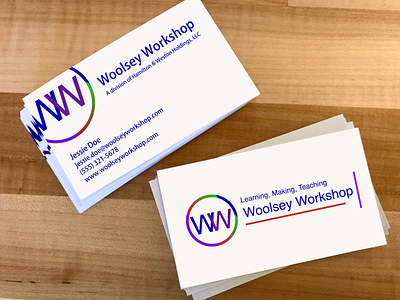 Woolsey Workshop Logo and Business Card