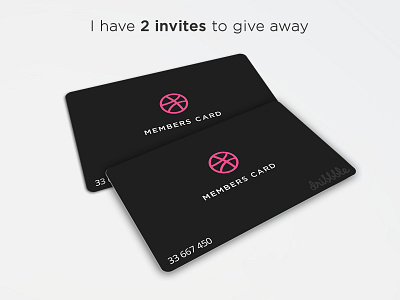 Dribbble Invites Giveaway - 2 Invites