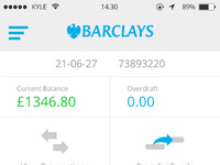 barclays overview account ios app dribbble attachment