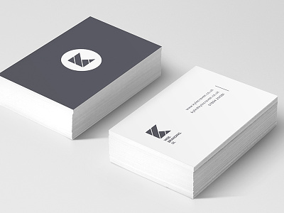 New Business Cards branding business cards card logo mark simple