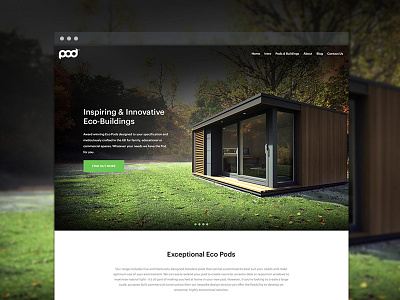 Outdoor space website WIP architecture garden green minimal outdoor web design website