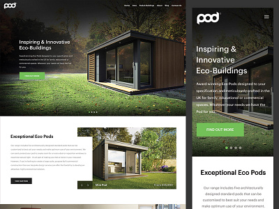 Outdoor Space Website architecture garden green homepage layout minimal offices outdoor web design website