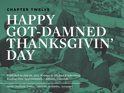 Happy Got-Damned Thanksgivin’ Day