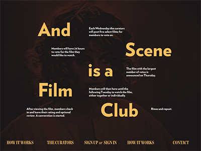 And Scene - Layout explorations and scene layout typography verlag webfonts