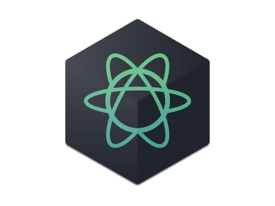 Atom Icon (Dark)