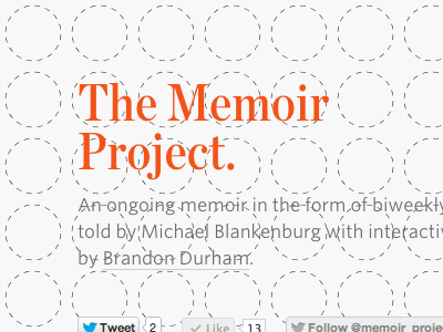 Loading Screen - The Memoir Project