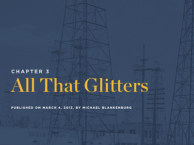 Chapter 3: All That Glitters