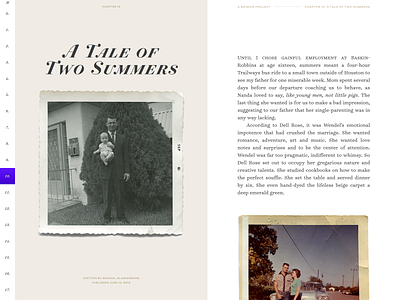 A Memoir Project, take 2 hoefler memoir ringside surveyor typography