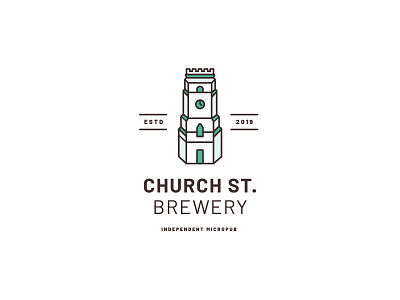 Church St. Brewery Logo Concept