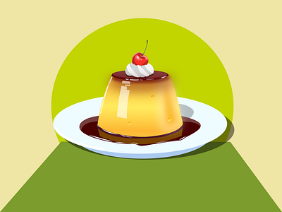 pudding illustration pudding vector