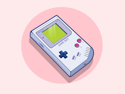 gameboy gameboy gradient illustration vector