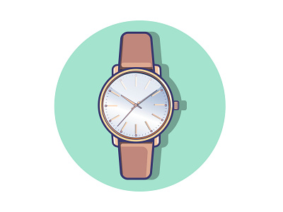 watch gradient illustration vector watch