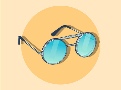 sunglasses gradient illustration sunglasses vector