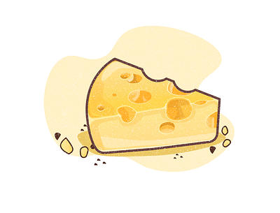 cheese cheese gradient illustration vector