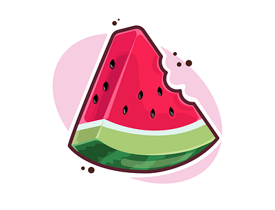 watermelon illustraion vector watermelon