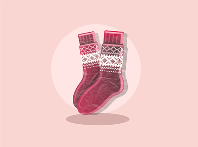 Socks gradient illustration socks vector