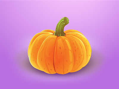 Pumpkin adobeillustrator design gradient illustration pumpkin vector