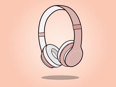 Headphone gradient headphones illustration vector