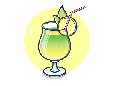 Cocktail cocktail illustration vector