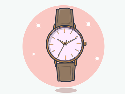 Wrist watch illustration vector wrist watch