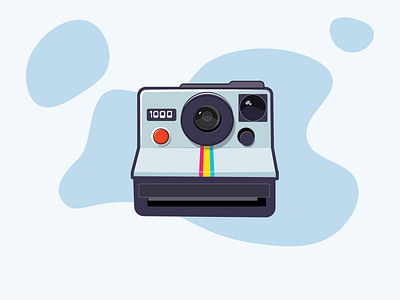 polaroid camera illustration polaroid vector