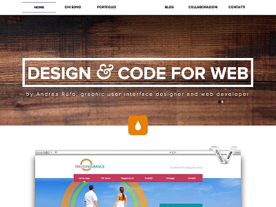 Orange Drop Design new template design drop homepage orange template webdesign website wordpress